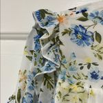 Sugar Lips  Blue and Green Puff Sleeve Long Sleeve Blouse Photo 11