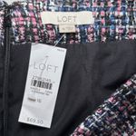 Ann Taylor  Loft NWT Black Blue Pink‎ Tweed Straight Skirt 16 Lined Workwear Photo 4