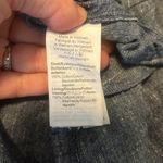 Madewell  Chambray Tie Front Cut Out Cami Dress Size 8 Photo 7