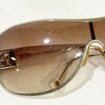 Coach  9019/13 GOLD/WHITE HC 7005B (L016 REAGAN) BROWN GRADIENT WRAP SUNGLASSES Photo 5