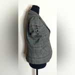 Apt. 9 - Black and White Plaid Women's Blazer with buttons on the sleeves Size 12 Photo 1