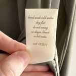 Alya Olive Green Twist Front Long Sleeve Top, Size XS Photo 9