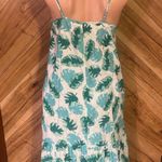 J.Crew Women’s XS Palm Leaf Print Cotton Sleeveless Maxi Dress Photo 6