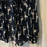 Talbots 100% Cotton Giraffe print button down - Size S Photo 4