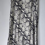 Dance & Marvel  snake skin print satin midi maxi skirt large Photo 0