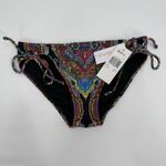 Raisin's Bikini Bottom SZ Small NWT Baja Surf Sweet Tie Side Brief Swim Black Ash Photo 13