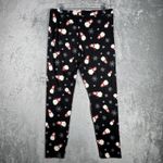 Lucky Brand Chances Pajama Pants Womens 2X Black Red Snowman Sleepwear Casual Loungewear Photo 2
