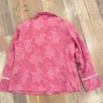 Susan Graver Womens Silk Brocade Pink Blazer Jacket Size Large Photo 6