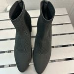 Eileen Fisher Purl Navy Sock Booties with a Kitten Heel Size 7 NWOT Photo 2