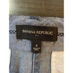 Banana Republic  Tailored Fit‎ Chambray Shorts Womens 4 Dark Wash 9.5" Preppy Photo 3