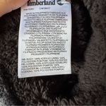 Timberland Unisex Gray Knit Sherpa Lined Faux Fur Pom Pom Beanie Hat One Size Photo 2