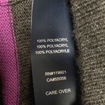 Tommy Hilfiger Tommy Girl Y2K Striped Hooded Zip Jacket Cardigan Sweater Gray Purple Top Bow Photo 4