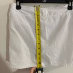 Lands' End White Mini Athletic Skirt with Underlining Size 8 Photo 1