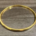 Trifari  Gold Bangle Bracelet Photo 0