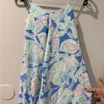 Lilly Pulitzer Clara Out To Sea Silk Dress Women's Size XS Adjustable Straps F Photo 4