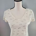 Style & Co  Sport White Sunglass Print Essential Tee S Photo 2