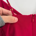 Amanda Uprichard Maxi Dress silk Red Spaghetti Strap Formal Evening Gown large Photo 6