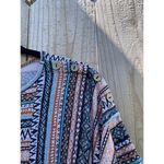 John Paul Richard John Paul‎ Richard Women's Knit Top With Ruffle Sleeves Size Small wood button Photo 3