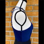 Maria BIANCA NERO Cocktail Gemstones Party Dress Blue Size M Photo 5