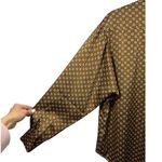 Sanctuary Relaxed Modern Button-Down Blouse Top Brown M Photo 13