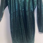 Dark Green Sequin Dress Size XL Photo 0