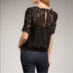 Joie  Fanny Smocked Sleeve Lace Top Photo 5
