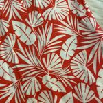 Boden Red and White Leaf Print Long Sleeve Dress size 6R brand new with tag Photo 8