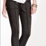 Free People  Diamond Pin-stripped‎ Skinny Jeans Photo 0