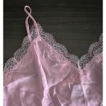 Victoria's Secret  Modal Lace Sexy Trim Cami Set M Pink Zinc Shimmer Christmas Photo 3
