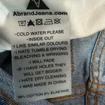Abrand Jeans Women’s Size 8/26 Blue High Skinny Photo 4