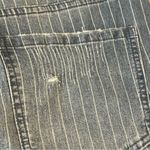 Blakely Blakeley NWT blue/white Vertical Striped Denim Pants Wide Leg Flair Size 9 Photo 7