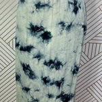 ZARA The Batik Tie Dye Midi Slip Skirt in Green Blue Size US XS Photo 0
