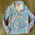 Lilly Pulitzer Leona Zip-Up Happy As A Clam Jacket Photo 2