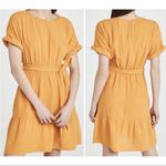 Xirena Aiden Cotton Gauze Belted Dress In Sun Yellow Gold Size XS Photo 2