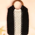 Rachel Zoe NWT LAUDE THE LABLE Gabby Mini Macrame Bag Photo 1