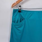 Tail Tennis Golf Skort Womens Large Green Blue Polyester Sheer Trim Pockets Photo 1