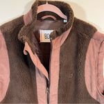 BDG Women’s Brown Sherpa Corduroy Vest Medium Photo 1