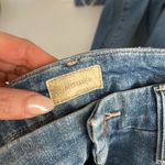 Mother Looker Ripped High Waist Fray Ankle Skinny Jeans Thrilling Shots Size 29 Blue Photo 8