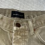 Mustard Seed Womens  Olive Green Khaki Rolled Denim Cut Off Shorts Sz Sm Photo 3