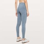 Lululemon Wunder Under High-Rise Tight 25" *Full-On Luxtreme Washed Moon Blue 10 Photo 1