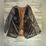 Dennis Basso  Chocolate Velvet Blazer Photo 0