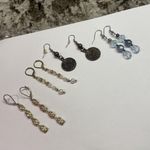 Lot Of 4 Costume Pierced Earrings Dangle Drop Photo 0