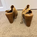 Mile Paolo Mile Paoli’ Suede Nude Platform Heels Size 8.5 M Photo 4