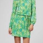Lilly Pulitzer Susan silk blend printed dress seaweed green Daisy darling size L Photo 1