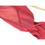 Lululemon  Womens Sz 4 Burgundy Mesh Panel Crop Yoga Athletic Leggings 21”in seam Photo 9