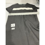 Womans Finity Size 12 Black Short Sleeve Crew Neck Knee Length Shift Dress Photo 4
