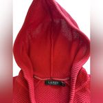 Lauren Ralph Lauren women’s S knit red pull over hoodie V Photo 3