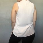 Buckle H.I.P. • White Cowl Neck Tank Top Size Small Photo 5