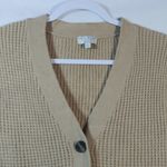 Poof! Poof Warm & Cozy Lifestyle Brown V neck Button Sweater Vest Size L Photo 2