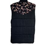 Flynn Skye embroidered full zip puffer vest Size 2 Photo 3